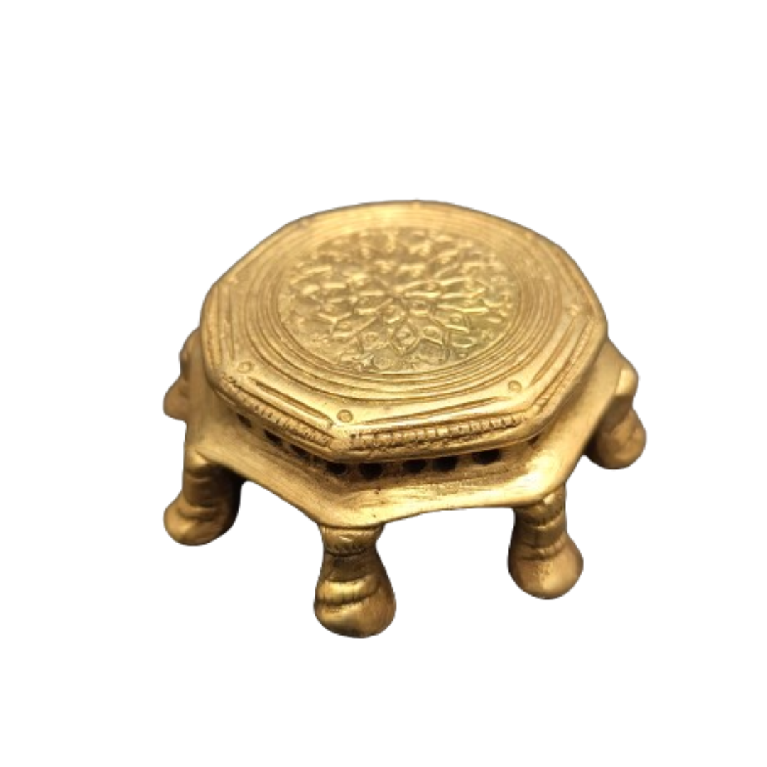 Small Stand Base Brass to keep the idol weight 250gm 3cm height